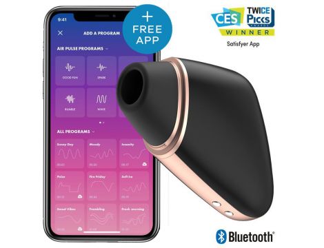 Wibrator Satisfyer Love Triangle sterowany aplikacją czarny - 2