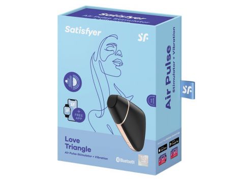Wibrator Satisfyer Love Triangle sterowany aplikacją czarny - 7