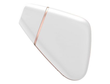 Stymulator łechtaczki Satisfyer Love Triangle biały z aplikacją - 3