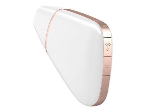 Stymulator łechtaczki Satisfyer Love Triangle biały z aplikacją - 4