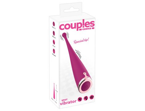 Wibrator punktowy Couples Choice silikonowy USB 17,5 cm - 2