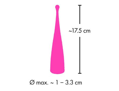 Wibrator punktowy Couples Choice silikonowy USB 17,5 cm - 17