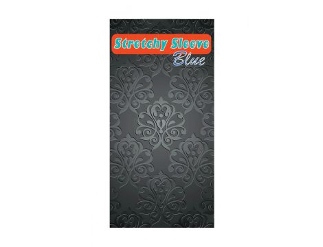 Nakładka przelotowa z wypustkami stymulującymi EasyLove niebieska - 2