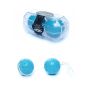 Kulki gejszy dyskretne Duo Balls niebieskie EasyLove 21 cm - 2