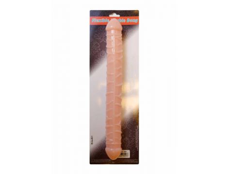 Podwójne elastyczne dildo realistyczne EasyLove 34 cm - 5
