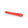 Podwójne elastyczne dildo EasyLove czerwone 33,5 cm - 3