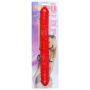 Podwójne elastyczne dildo EasyLove czerwone 33,5 cm - 6