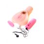 Masturbator wagina realistyczny z wibracją EasyLove 16 cm - 2