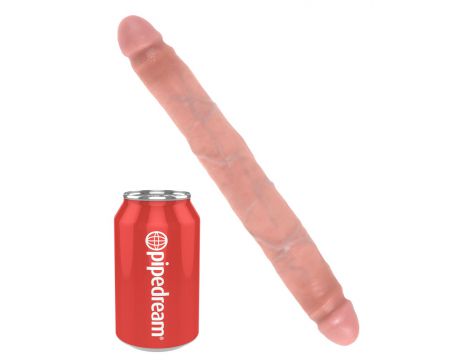 Dildo podwójne slim King Cock PVC 30 cm - 4