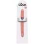 Dildo podwójne slim King Cock PVC 30 cm - 2