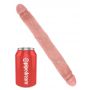 Dildo podwójne slim King Cock PVC 30 cm - 4