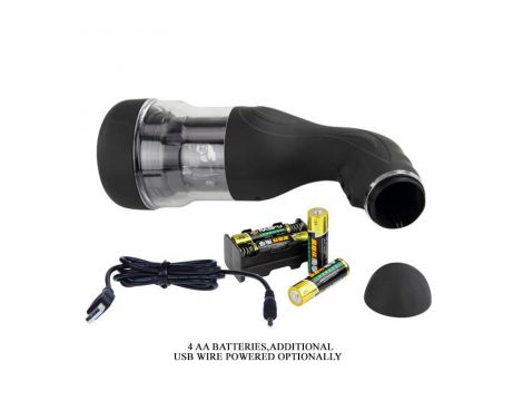 Masturbator waginalny obrotowy Baile USB 27 cm - 9