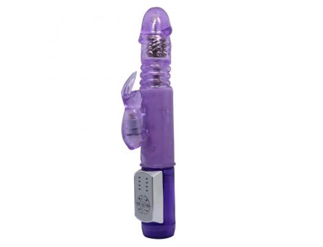 Wibrator króliczek Baile Mr Rabbit 4 rotacje 4 wibracje 24 cm