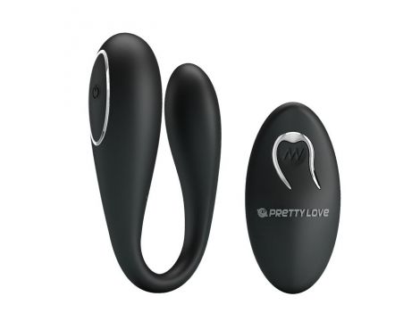 Wibrator łechtaczkowy Pretty Love Algernon silikonowy USB czarny 9.5 cm - 2