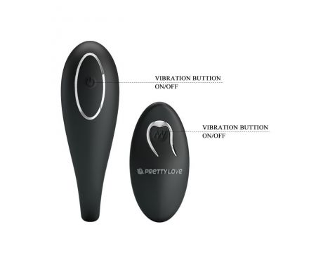 Wibrator łechtaczkowy Pretty Love Algernon silikonowy USB czarny 9.5 cm - 6