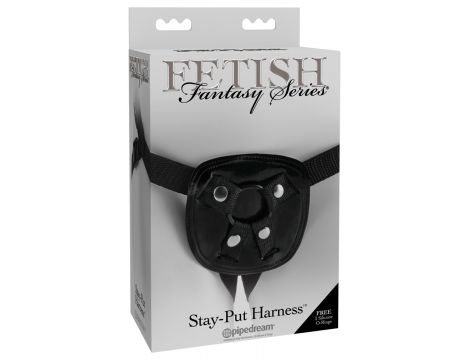 Uprząż do strap on Fetish Fantasy Series Stay Put Harness czarna