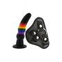 Strap on silikonowy kolorowy Dream Toys 17 cm - 4