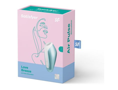 Ssący stymulator łechtaczki Satisfyer Love Breeze lodowoniebieski USB