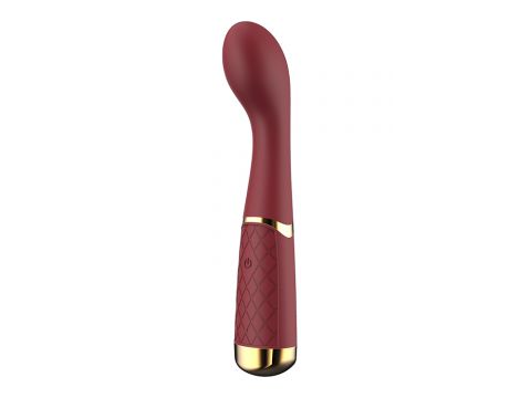 Wibrator punktu G silikonowy Romance Lucy rubinowy USB - 2
