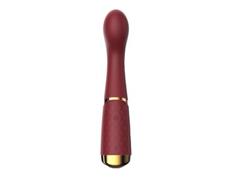 Wibrator punktu G silikonowy Romance Lucy rubinowy USB - 4