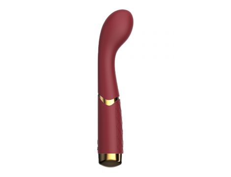 Wibrator punktu G silikonowy Romance Lucy rubinowy USB - 10