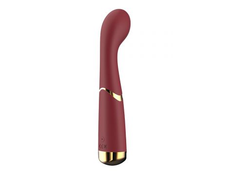 Wibrator punktu G silikonowy Romance Lucy rubinowy USB - 11
