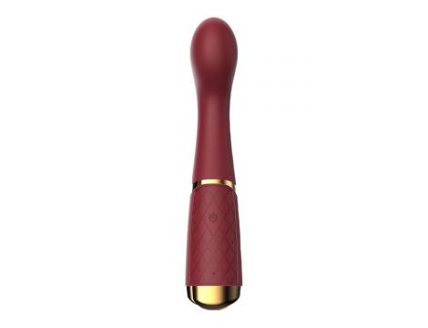 Wibrator punktu G silikonowy Romance Lucy rubinowy USB - 5