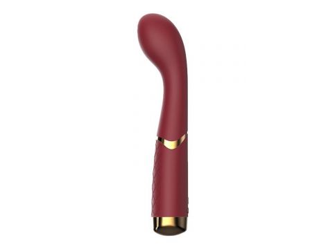 Wibrator punktu G silikonowy Romance Lucy rubinowy USB - 7