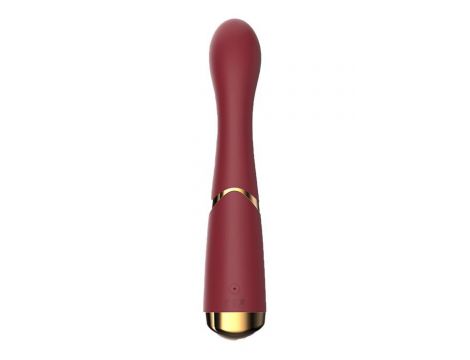 Wibrator punktu G silikonowy Romance Lucy rubinowy USB - 9