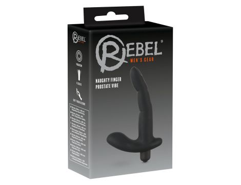 Wibrator prostaty Rebel Finger silikonowy 13,8 cm