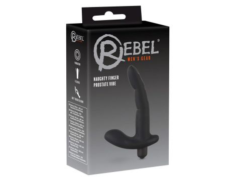 Wibrator prostaty Rebel Finger silikonowy 13,8 cm - 2