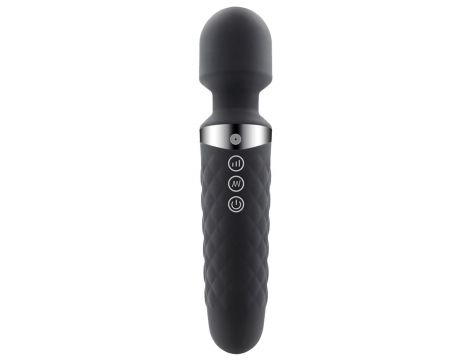 Masażer różdżkowy Alive Be Wanded czarny USB 20 cm