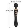 Masażer wand Cleopatra silikonowy USB 24 cm - 7