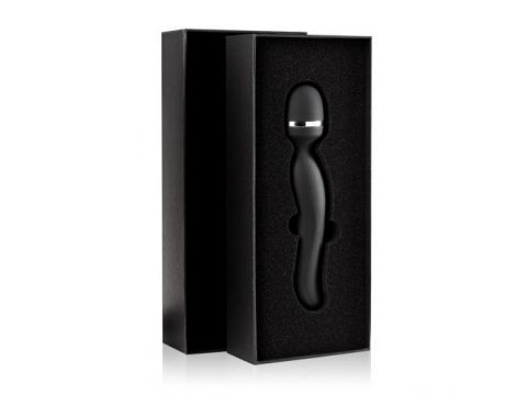 Wibrator różdżkowy Sway Vibes No.4 czarny silikonowy USB 20 cm - 6