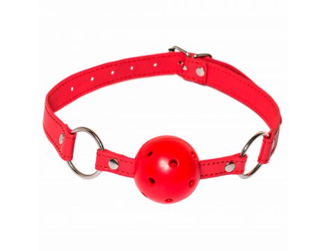 Knebel kulowy Party Hard Firecracker Lola Games czerwony 63 cm