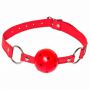Knebel kulowy Party Hard Firecracker Lola Games czerwony 63 cm - 2