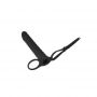 Strap on wibrujący Pure Passion Rori silikonowy czarny 16 cm - 4