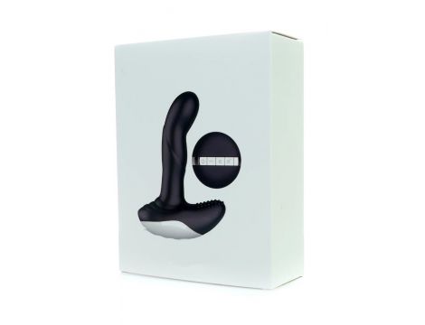 Masażer prostaty silikonowy z pilotem USB grzewczy 13.5 cm czarny - 17