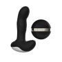 Masażer prostaty silikonowy z pilotem USB grzewczy 13.5 cm czarny - 4
