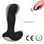 Masażer prostaty silikonowy z pilotem USB grzewczy 13.5 cm czarny - 11