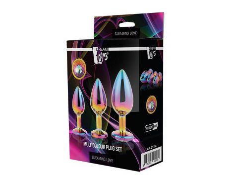 GLEAMING LOVE MULTICOLOUR PLUG SET - 2