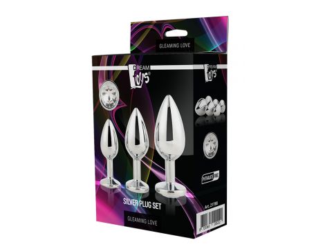 GLEAMING LOVE SILVER PLUG SET - 8