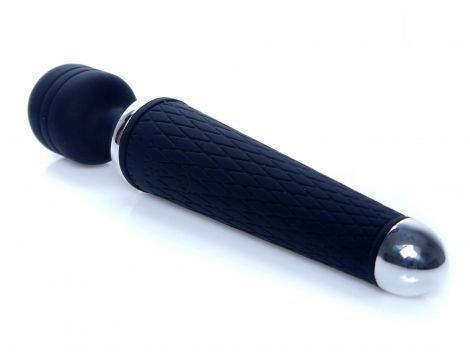 Silikonowy stymulator wand USB czarny 10 funkcji B Series Magic - 3