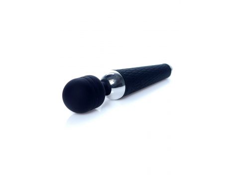Silikonowy stymulator wand USB czarny 10 funkcji B Series Magic - 5
