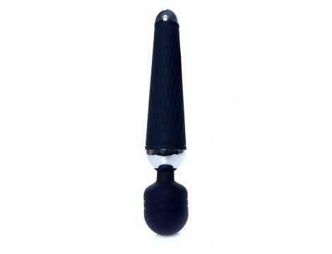 Silikonowy stymulator wand USB czarny 10 funkcji B Series Magic - 6