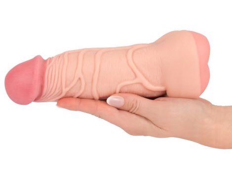 Masturbator Nature Skin 2w1 TPE 22 cm - 7