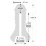 Masturbator Nature Skin 2w1 TPE 22 cm - 19
