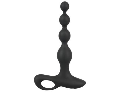 Wibrujące kule analne Black Velvets silikonowe 20 cm USB - 18