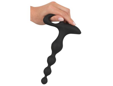 Wibrujące kule analne Black Velvets silikonowe 20 cm USB - 22