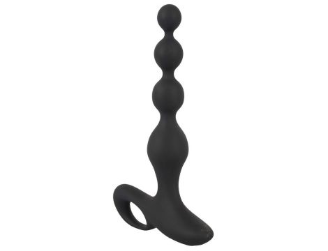 Wibrujące kule analne Black Velvets silikonowe 20 cm USB - 3